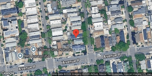 Aerial map of 1590 EAST 9 STREET, Brooklyn