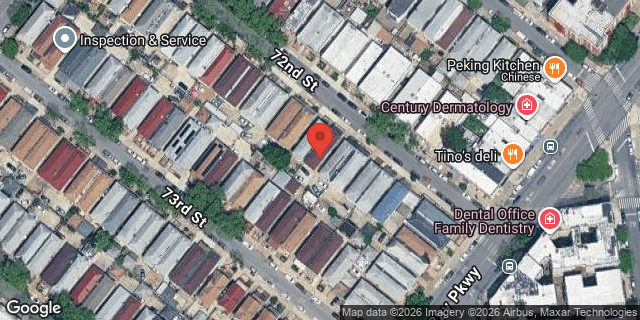 Aerial map of 2156 72 STREET, Brooklyn
