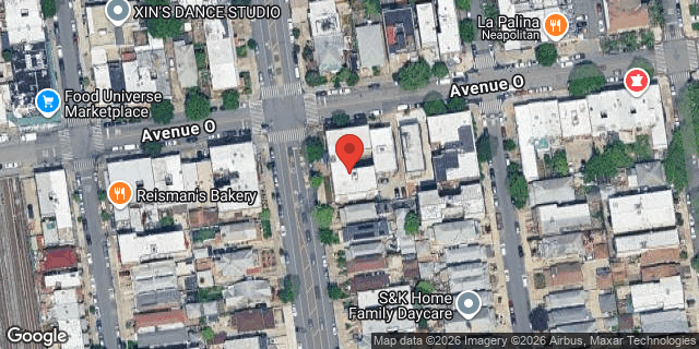 Aerial map of 1501 WEST 6 STREET, Brooklyn