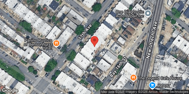 Aerial map of 8209 17 AVENUE, Brooklyn