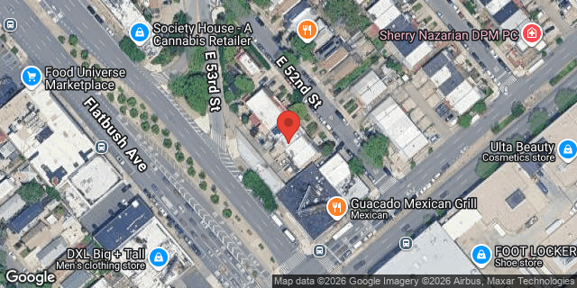 Aerial map of 2064 EAST 52 STREET, Brooklyn