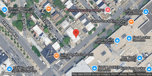 Aerial map of 2079 EAST 52 STREET, Brooklyn