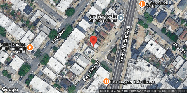 Aerial map of 8128 BAY 16 STREET, Brooklyn