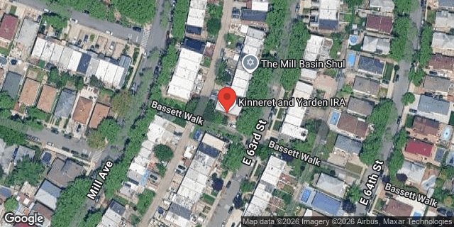Aerial map of 2448 EAST 63 STREET, Brooklyn