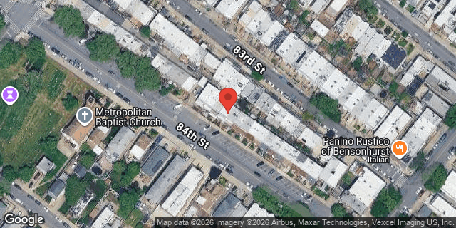 Aerial map of 1651 84 STREET, Brooklyn