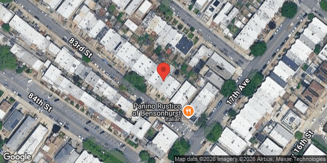 Aerial map of 1677 83 STREET, Brooklyn