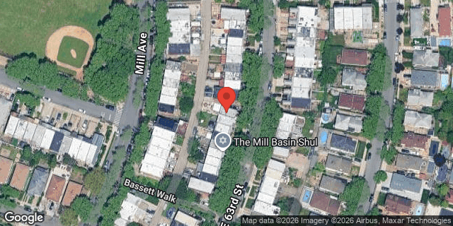 Aerial map of 2428 EAST 63 STREET, Brooklyn