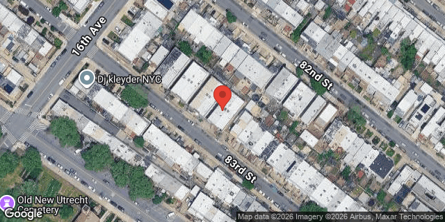 Aerial map of 1635 83 STREET, Brooklyn