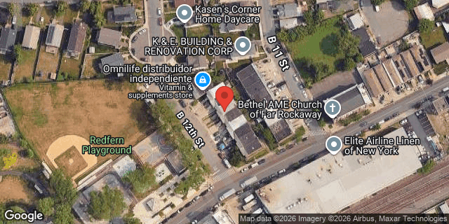 Aerial map of 15-12 BEACH 12 STREET, Queens