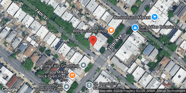Aerial map of 7324 20 AVENUE, Brooklyn
