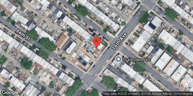 Aerial map of 1582 83 STREET, Brooklyn