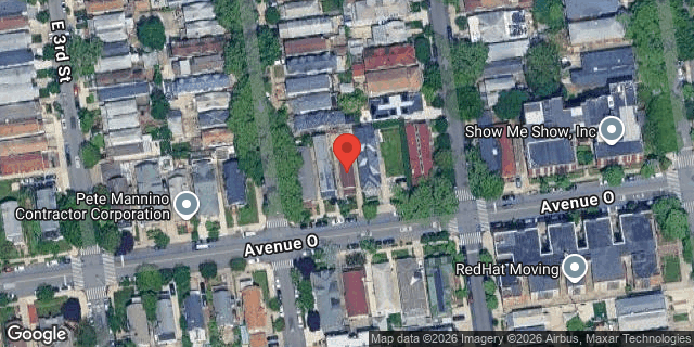 Aerial map of 409 AVENUE O, Brooklyn