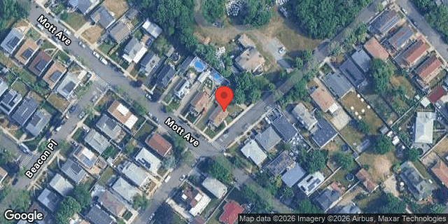 Aerial map of 33-04 MOTT AVENUE, Queens