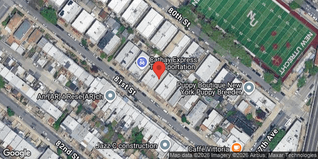Aerial map of 1653 81 STREET, Brooklyn