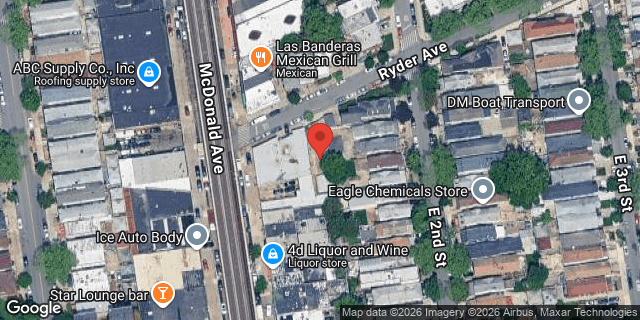 Aerial map of 112 RYDER AVENUE, Brooklyn