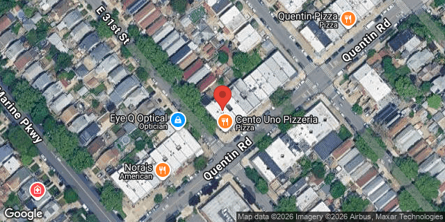 Aerial map of 3103 QUENTIN ROAD, Brooklyn