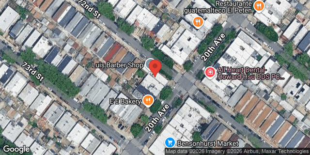 Aerial map of 7202 20 AVENUE, Brooklyn