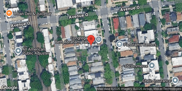Aerial map of 1602 AVENUE O, Brooklyn