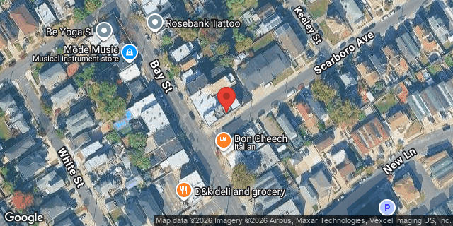 Aerial map of 1 SCARBORO AVENUE, Staten Island