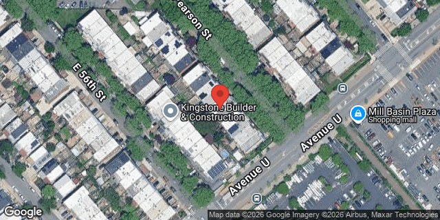 Aerial map of 2070 PEARSON STREET, Brooklyn