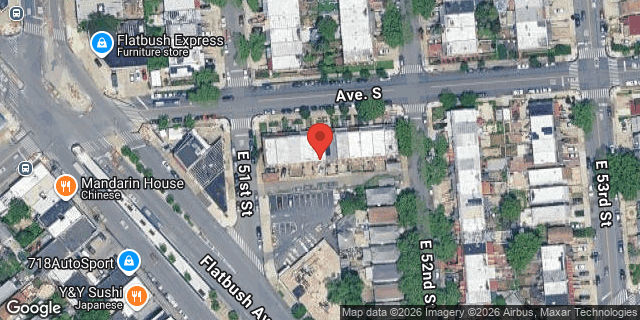 Aerial map of 5110 AVENUE S, Brooklyn