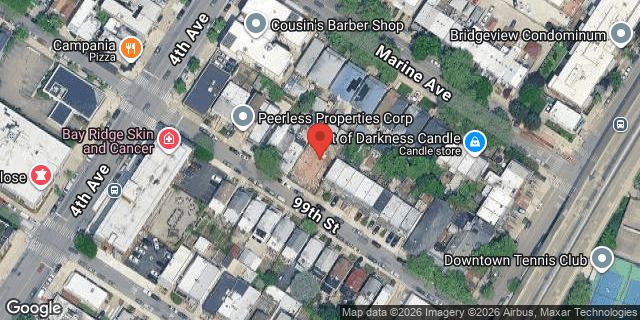 Aerial map of 423 99 STREET, Brooklyn