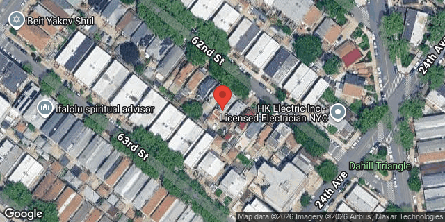 Aerial map of 2354 62 STREET, Brooklyn