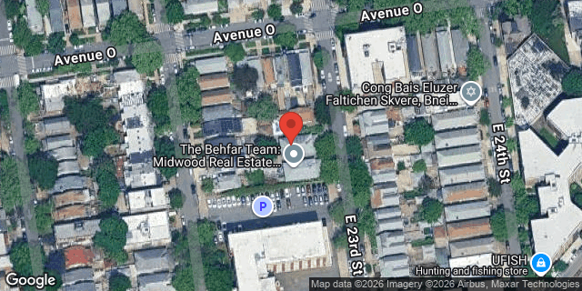 Aerial map of 1518 EAST 23 STREET, Brooklyn