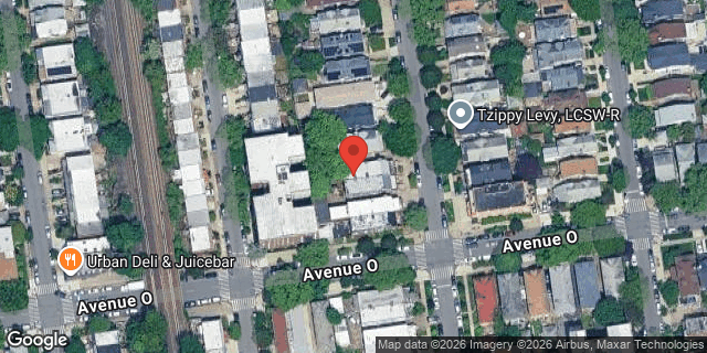 Aerial map of 1504 EAST 17 STREET, Brooklyn