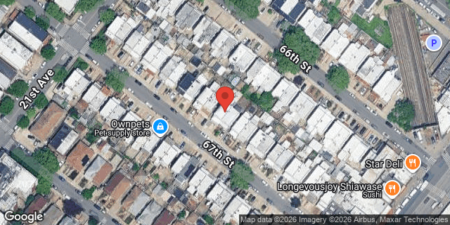 Aerial map of 2137 67 STREET, Brooklyn