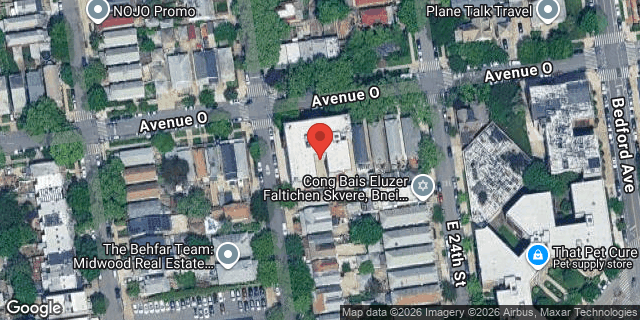 Aerial map of 2302 AVENUE O, Brooklyn