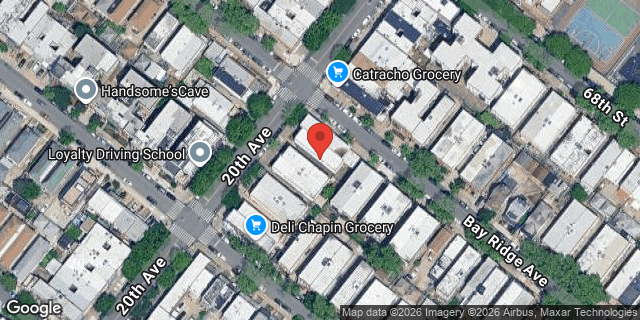 Aerial map of 6905 20 AVENUE, Brooklyn