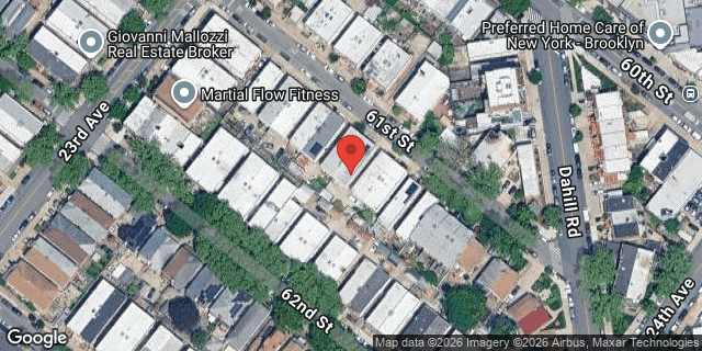 Aerial map of 2336 61 STREET, Brooklyn