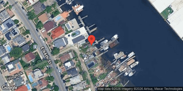 Aerial map of BODY OF WATER, Brooklyn