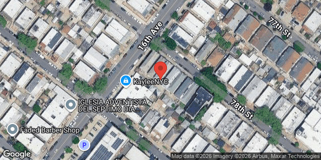 Aerial map of 1608 78 STREET, Brooklyn