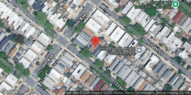 Aerial map of 1913 71 STREET, Brooklyn