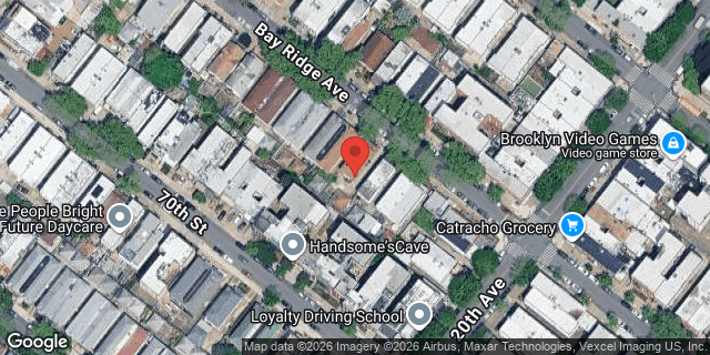 Aerial map of 1960 BAY RIDGE AVENUE, Brooklyn
