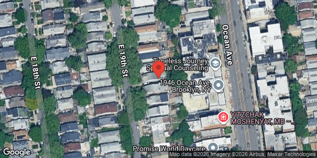 Aerial map of 1465 EAST 19 STREET, Brooklyn