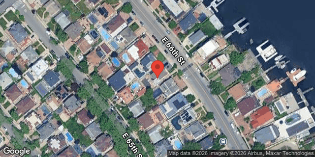 Aerial map of 2254 EAST 66 STREET, Brooklyn