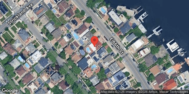 Aerial map of 2242 EAST 66 STREET, Brooklyn