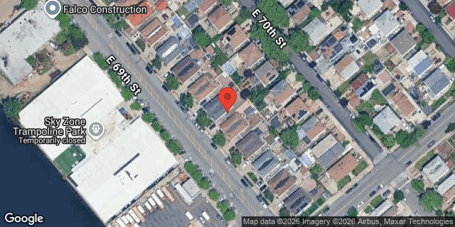 Aerial map of 2345 EAST 69 STREET, Brooklyn
