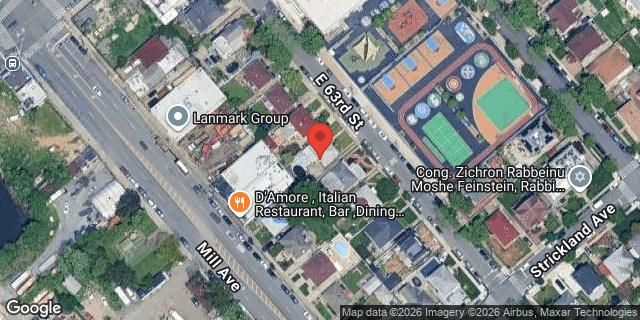 Aerial map of 2148 EAST 63 STREET, Brooklyn