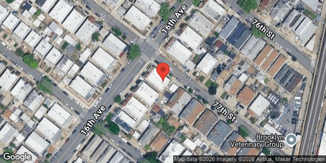 Aerial map of 7701 16 AVENUE, Brooklyn