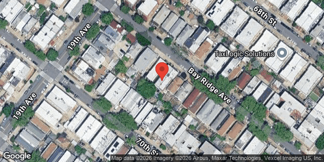 Aerial map of 1928 BAY RIDGE AVENUE, Brooklyn