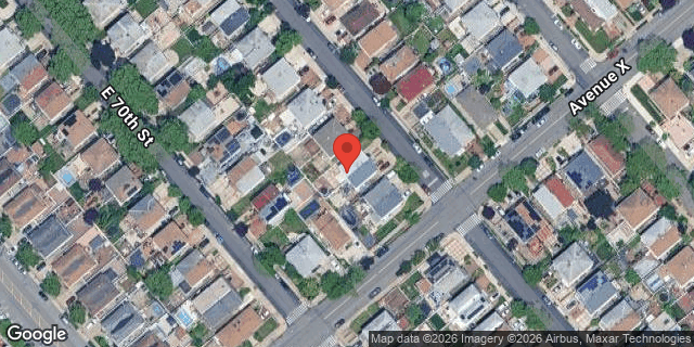 Aerial map of 2374 EAST 71 STREET, Brooklyn