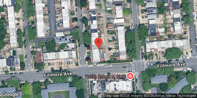 Aerial map of 1701 EAST 55 STREET, Brooklyn