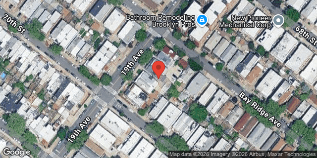 Aerial map of 6911 19 AVENUE, Brooklyn