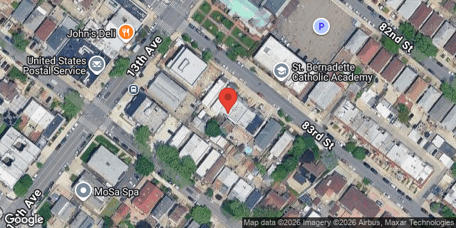 Aerial map of 1322 83 STREET, Brooklyn