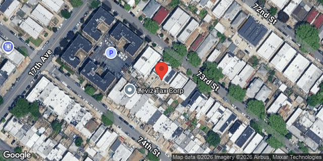 Aerial map of 1734 73 STREET, Brooklyn