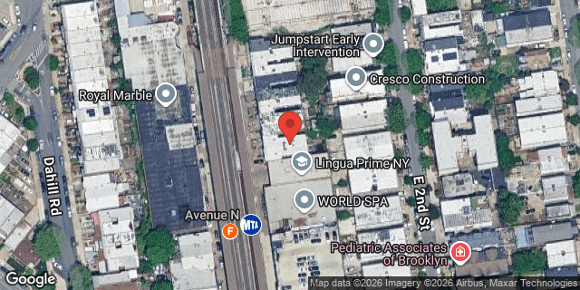 Aerial map of 1531 MCDONALD AVENUE, Brooklyn